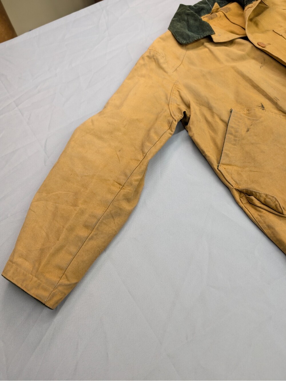 Vintage Duck Canvas Field Hunting Jacket Corduroy Talon L - Picture 6 of 10